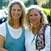 Madeleine and Lindsay Wagner at Grail Springs: Open Heart Open Mind Retreat 2011
