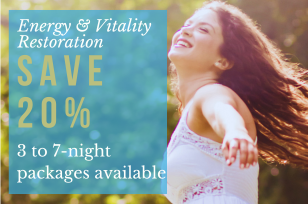 Energy & Vitality Package ~ Daily Spa Therapies Included